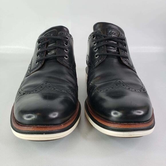Cole Haan Men\'s Grand Shortwing Oxford Shoe Leather Black Size 11M main image 6